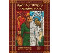 Slavic Mythology Coloring Book: Stained Glass Style Legends for Adults