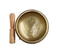SLAVIK Cuenco Tibetano Budista De 8cm-20cm, Cuencos De Cobre For Cantar, Platos De Pared Decorativos Hechos A Mano, Cuenco De Yoga For Decoración Del Hogar (Color : 17.5cm)
