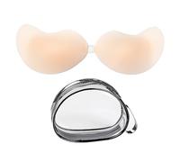 SLAXJNE 1 Par De Protectores Para El Pecho En Forma De Mango, 1 Bolsa De Almacenamiento, Protectores Para El Pecho De Silicona Suave, Protectores Para El Pecho Autoadhesivos