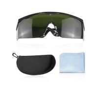 SLAXJNE 1 Pieza De Gafas De Seguridad, 1 Pieza De Paño Para Gafas, 1 Pieza De Estuche Para Gafas, Gafas De Seguridad Para Láser, Gafas De Seguridad Para Corte, Gafas Para Láser, Gafas Para Bicicleta