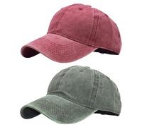 SLAXJNE 2 Uds Gorras De Béisbol Sombreros Ajustables Visera De Moda Gorras De Béisbol Retro Accesorios De Ropa Unisex