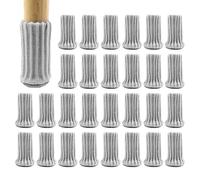 SLAXJNE 28 Piezas Fundas De Punto para Sillas, Protectores para Patas De Silla, Gorros Redondos para Patas De Silla, Protectores De Suelo para Patas De Silla, Gorros De Fieltro para Patas De Silla