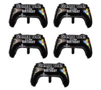 SLAXJNE 5 Globos De Control De Juego, Globos De Papel De Aluminio, Globos De Decoración De Fiestas, Globos De Formas Creativas, Globos para Niños, Globos De Decoración De Temas De Juegos