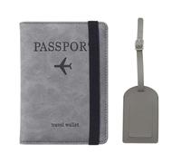 SLAXJNE Cartera para Pasaporte De 1 Pieza, Etiqueta De Registro De 1 Pieza, Funda Protectora para Pasaporte, Funda De Cuero para Pasaporte, Bolsa para Pasaporte Portátil