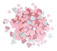 SLAXJNE Confeti Decorativo En Forma De Corazón De 15G, Confeti De Boda, Decoración De Fiesta, Confeti Brillante, Decoración De Mesa