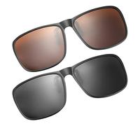 SLAXJNE Gafas De Sol Con Clip De 2 Piezas, Gafas Con Clip Para Coche, Gafas De Sol Para Exteriores, Gafas De Sol Con Protección Solar, Gafas De Sol Con Clip Para Mujer