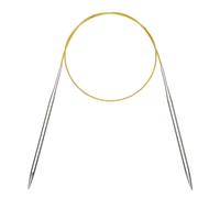 SLAXJNE Herramienta para Tejer A Mano De Acero Inoxidable De 1 Pieza, Aguja De Anillo De 6 Mm, Ganchillo para Tejer, Accesorios para Tejer, Se Puede Utilizar para Tejer Suéteres, Bufandas, Etc.