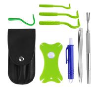 SLAXJNE Juego De Recogedor De Garrapatas De 8 Piezas, Atrapador De Garrapatas para Mascotas, Clip para Garrapatas, Pinzas para Garrapatas para Mascotas, Kit De Extracción De Garrapatas