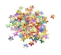 SLAXJNE Lentejuelas De Flores De 50 G, Flor Tridimensional De Cinco Pétalos, Lentejuelas Doradas Con Agujeros, Accesorios De Costura, Decoración De Bricolaje