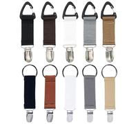 SLAXJNE Paquete De 10 Clips para Sombrero, Clips para Bolsa De Viaje, Clips para Sombrero, Organizador Portátil para Sombrero, Clips para Sombrero Y Bufanda