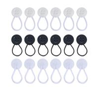 SLAXJNE Paquete De 18 Extensiones De Botones para Camisa, Extensiones De Cuello De Camisa para Hombre, Refuerzos De Cuello De Camisa, Extensiones De Cuello, Extensiones De Botones para Vaqueros