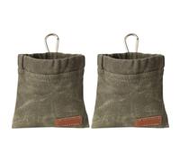 SLAXJNE Paquete De 2 Bolsas De Refrigerios para Perros, Bolsas Portátiles De Comida para Perros, Bolsas De Refrigerios para Adiestramiento De Perros, Accesorios para Perros