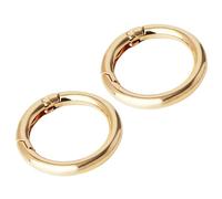 SLAXJNE Paquete De 2 Hebillas De Resorte Redondas, Mosquetones Redondos, Llavero con Junta Tórica, Llavero para Mochila, Accesorios para Manualidades, Adecuado para Llaveros, Mochilas, Bolsos