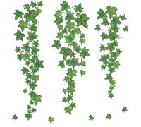 SLAXJNE Paquete De 2 Pegatinas De Pared De Hiedra, Pegatinas De Pared De Plantas De Vid, Pegatinas De Decoración De Paredes, Pegatinas De Pared De Plantas Verdes, Adecuadas para Sala De Estar, Etc.