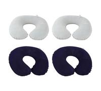SLAXJNE Paquete De 4 Almohadas Inflables para El Cuello, Almohadas Inflables De Viaje, Almohadas Plegables para Exteriores, Almohadas En Forma De U, Almohadas para El Cuello Impermeables