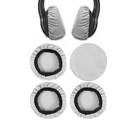 SLAXJNE Paquete De 4 Fundas Para Auriculares, A Prueba De Sudor, Elásticas, Reutilizables, Orejeras, Adecuadas Para Auriculares Protectores Y Resistentes Al Sudor, Talla Única, Color Gris