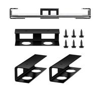 SLAXJNE Soporte para Computadora Portátil De 1 Pieza Debajo del Escritorio, Soporte para Computadora Portátil Debajo del Escritorio, Almacenamiento Debajo del Escritorio, Soporte para Teclado