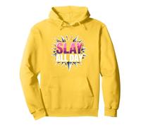 Slay All Day: Empoderando el diseño de la Corona para la Confianza Sudadera con Capucha, Unisex para Adultos, Limón, S