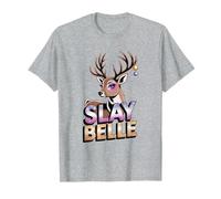 Slay Belle - Reno navideño Divertido de Animales Lindos y atrevidos Camiseta