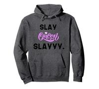 Slay Funny Sassy Texto Frase Mujer Chica Dice Reina Sudadera con Capucha