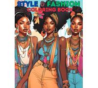 Slay in Style: A Coloring Book for Queens: Celebrate Confidence, Culture & Creativity Through Fashion in Every page.