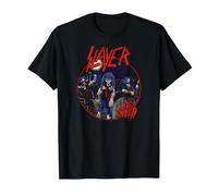Slayer 80s Live Undead Camiseta, Hombre, Negro, XL
