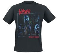 Slayer Frozen Hell Reign In Blood Hombre Camiseta Negro 100% algodón Regular