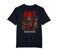 Slayer Reign In Blood Camiseta, Hombre Tallas Grandes, Negro, 3X Alto