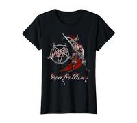 Slayer Show No Mercy Camiseta, Mujer, Negro, XS