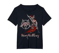 Slayer Show No Mercy Camiseta, Mujer Tallas Grandes, Negro, 5XL Grande