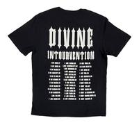 Slayer - T-Shirt # L Black Unisex # Divine Intervention 2014 Dates