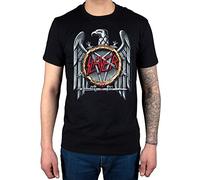 Slayer - T-Shirt # L Black Unisex # Silver Eagle
