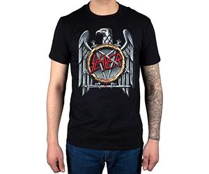 Slayer - T-Shirt # L Black Unisex # Silver Eagle