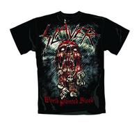 Slayer - T-Shirt # Xxl Black Unisex # World Painted Blood Skull
