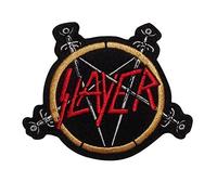 Slayer Thrash Metal parche patch bordado con logotipo para planchar de hierro en apliques