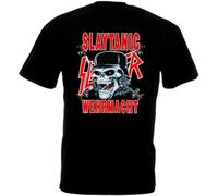 Slaytanic Wermacht v1 T Shirt Black Trash Heavy Metal