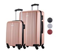 Slazenger Juego de Maletas de 2 Piezas / 3 Piezas - Trolley Handgepack y Maleta de Viaje Grande - Juego de Maletas rígidas ABS - Juego de Maletas con Ruedas de 360° y candado de combinación - Maletín