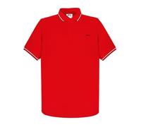 Slazenger - Polo para hombre de manga corta, con detalles de rayas rojo XXXXL
