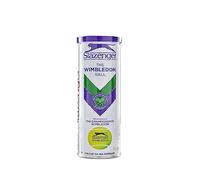 Slazenger Wimbledon - Pelotas de Tenis (3 Unidades), diseño Oficial de Wimbledon, para césped, Pero también para Arena y alfombras