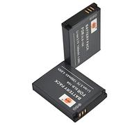 SLB-10A 2PCS DSTE - Batería de repuesto compatible para SL202 SL310 SL420 TL9 WB150F WB250F HMX-U20 HZ10W HZ15W IT100 L100 L310W M310W NV9 cámara digital SLB10A