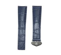 SLCHJX 20 22 mm Correa de cuero de vaca para la serie de la serie Monaco Men Calidad Banda suave para la pulsera para la pulsera