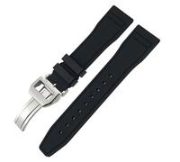 SLCHJX 20 mm de 21 mm 22 mm fluororruber suave FKM Watch Band para IWC Big Pilot Portofino Top Gun Natural Raver Strap Tools