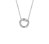 SLCHJX 925 Collares de Gargantilla de Plata geometría de Forma Redonda Geometría Encantadora Fiesta de Bodas Cumpleaños Joyas de Joyas