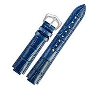 SLCHJX Banda de reloj de cuero genuino para la banda de muñeca Ballon Bleu Hombres Correa de cuero convexa femenina 14 * 8 mm 18 * 11 mm 20 * 12 mm Pulsera de moda