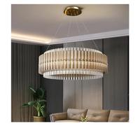 SLCHJX Candelier de Villa Modern Luxury Sala Decoración Lámpara de Cristal Lámpara de Cristal Hall Interior Techo de Techo REDECTIVO Luz, lámpara Colgante