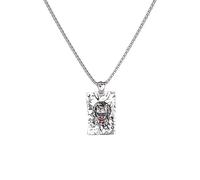 SLCHJX Collar con colgante de payaso estilo hip hop para hombre y mujer, estilo casual, accesorios de joyería para fiestas de rock