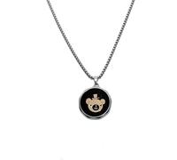 SLCHJX Collar de Colgante de Oso Lindo para Mujeres Titanium Steel Gold Color Choker Fashion Fashion Luxury Teen Girl Jewelry Regals