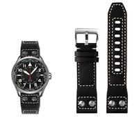 SLCHJX Correa de reloj de pulsera de cuero genuino para ciudadano BX1010-02E/11L Serie Band Band 22 mm Brown Brown Men's Watch Accessories