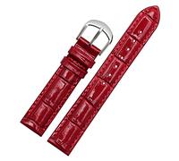 SLCHJX Correa de reloj para mujer, correa de reloj de piel auténtica, correa de reloj de 10, 12, 14, 16, 18, 20, 22 mm, multicolor, 16mm