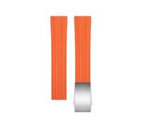 SLCHJX Correas de banda de vigilancia de Fluororubber de 20 mm para Tissot T122 Carson Zhenme 1853 Hombres Mujeres T122410A T122407A T122207A CORTE MULTA